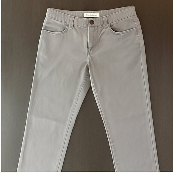 Calvin Klein Men’s Slim Fit Gray Pants – Size 30x32 - Picture 3 of 6